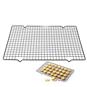 Wire Stand Cooling Racks For Baking <b>Cookie</b> Cake Donut Oven Grill Tray, Black Brand: PERFECT BAKEWARE - Product Image 1