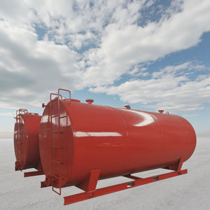 <span class=keywords><strong>Station</strong></span> <span class=keywords><strong>de</strong></span> carburant mobile simple à bas prix avec deux pompes pour l'essence et le diesel - Product Image 4