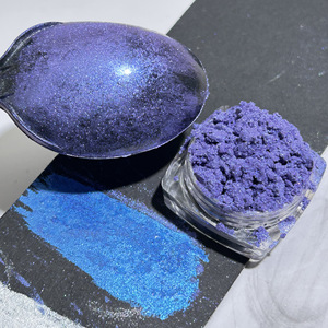 Polvo de Pigmento Inorgánico Azul Cobalto, Grado Cosmético, Brillo Perlado, para Manualidades con Resina y Maquillaje - Product Image 1