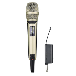 Professional DJ Stage Audio <b>Receiver</b> Rechargeable UHF SKM9000 Stylish Handheld <b>Wireless</b> Microphone Portable for Live Singing - Product Image 1