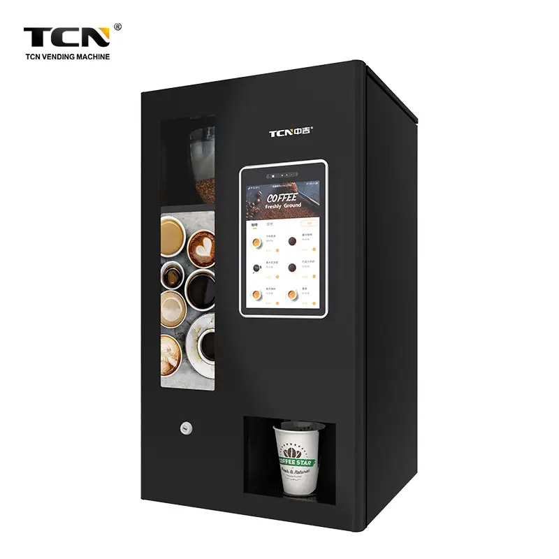 TCN-máquina expendedora de café de escritorio instantáneo, práctica máquina de café caliente a taza