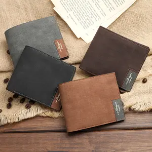RU Top Quality Fashion Custom Slim Leather Money Bag and Card Wallet for Man