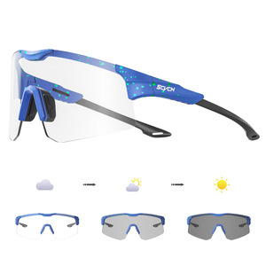 Gafas de Ciclismo Fotocromáticas SCVCN, Sin Marco, Resistentes al Viento, para Ciclismo al Aire Libre y Ciclismo de Montaña - Product Image 5