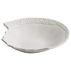 Plato de sopa de clasicismo francés, plato de borde roto, platos de ensalada, plato de restaurante, plato Especial de cerámica - Product Image 2