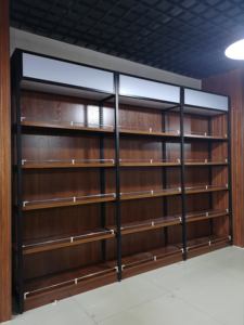 مصنع حقيقي <span class=keywords><strong>5</strong></span> طبقات من الفولاذ الخفيف ذو الوجهين المطلي بالمسحوق رف التجاري تصميم الجندول - Product Image 5