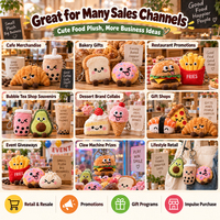 Porte-clés en peluche OEM sur le thème des aliments japonais : Ramen, Onigiri, Taiyaki, Taco, Takoyaki – Pendentif Kawaii pour les boutiques de souvenirs et les promotions