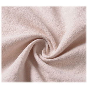 Tissu mélangé en coton, ramie en crêpe délavée, en bambou, teint à couleur unie, nappe plus épaisse, pour robe <span class=keywords><strong>de</strong></span> costume, 251gsm 2A88S - Product Image 2