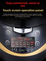 Machine à faire bouillir les perles entièrement automatique, électrique, de qualité alimentaire, capacité 5L, en alliage d'aluminium, écran tactile numérique, 900W