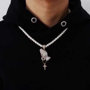 Colgante Personalizado de Plata 925 al por Mayor con Diamantes de Moissanita, Estilo Clásico, para Joyería Hip Hop - Product Image 5