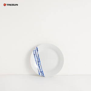 Ensemble de vaisselle en céramique à imprimé de fleurs artistiques, vaisselle durable pour les maisons modernes et l'utilisation quotidienne - Product Image 3