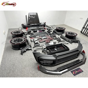 Kit de Mise à Niveau pour G63 W464, Kit Carrosserie Carbone R avec Capot et Pare-chocs pour Classe G W464 G63 AMG G500 G550, Aileron Arrière Inclus - Product Image 3