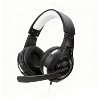 Casque de jeu à bas prix, casque filaire, écouteurs musicaux, écouteurs avec micro
