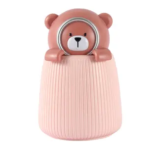 cute bear creative small usb cool mist scent aroma air humidifiers