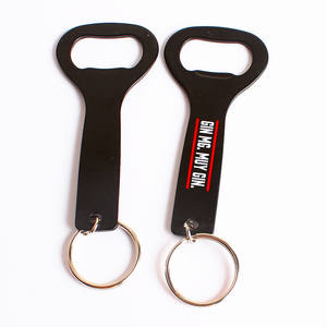Venta al por mayor personalizado nueva forma negro abridor de botellas de cerveza llavero grabado con láser Animal Metal llavero abridor regalo - Product Image 4