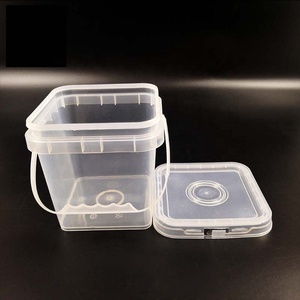 Cubo Cuadrado Pequeño de Plástico Transparente para Envasar Alimentos - Product Image 6