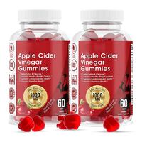 Gommes au vinaigre de cidre de marque privée OEM ODM, 1000mg pour la perte de poids détox énergétique et le nettoyage gommes Acv naturelles, vente en gros gratuite