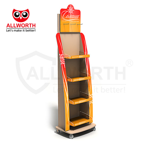 Piccola dimensione a buon mercato <span class=keywords><strong>di</strong></span> vendita diretta della fabbrica <span class=keywords><strong>di</strong></span> grande capacità Multi-funzionale scaffale <span class=keywords><strong>di</strong></span> esposizione in metallo per articoli vari con Caster - Product Image 1