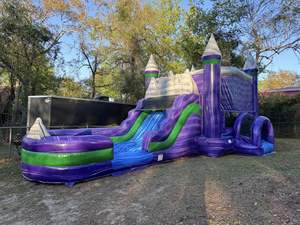 Fiesta <span class=keywords><strong>de</strong></span> <span class=keywords><strong>alquiler</strong></span> Tema tropical <span class=keywords><strong>Playa</strong></span> Niños Fiesta Rebote <span class=keywords><strong>Casa</strong></span> Tobogán <span class=keywords><strong>de</strong></span> agua inflable <span class=keywords><strong>con</strong></span> <span class=keywords><strong>piscina</strong></span> para patio trasero - Product Image 3