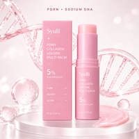 Baume multi-usages hydratant au collagène PDRN Syulli pour le visage, base de maquillage, soin pour peaux sèches, stick hydratant réparateur pour le cou