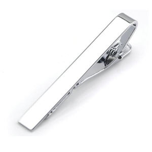 Fermacravatta Elegante per <span class=keywords><strong>Uomo</strong></span> in Metallo Argento o <span class=keywords><strong>Oro</strong></span>, Semplice e Pratico Fermacravatta - Product Image 6