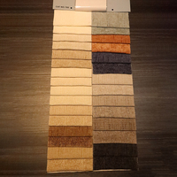 Tissu d'ameublement durable en polyester de haute qualité, tissu chenille de luxe pour canapé, rideau et housses de coussin pour la décoration intérieure