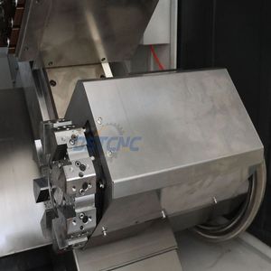 Tck40p tự động nghiêng giường CNC chuyển máy công cụ đường sắt CNC Lathe 2 + 2/4 + 4 sống công cụ - Product Image 5