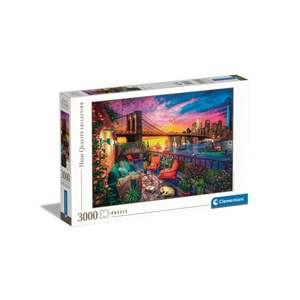 CLEMENTONI HQC - Puzzle da 3000 Pezzi: Tramonto sul Balcone di Manhattan - Product Image 1