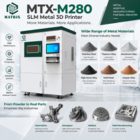 Imprimante 3D industrielle en métal avec volume d'impression cubique de 250 mm, technologie SLM pour composants métalliques fonctionnels