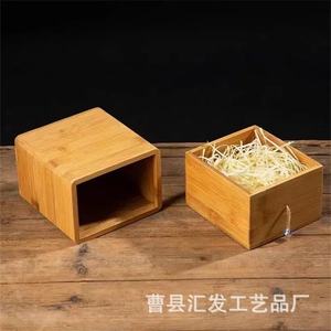 Boîte de rangement en bois de bambou couleur naturelle, organisateur de bijoux de bureau en bois massif, boîte à tiroirs multifonctionnelle Heze Shandong - Product Image 4