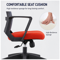 Chaise de bureau pivotante de haute qualité, chaise de bureau standard, chaise de bureau ergonomique en maille personnalisée
