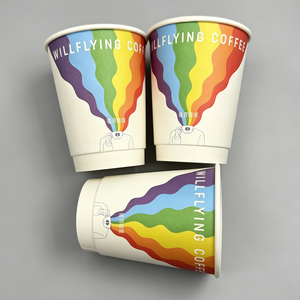 Vaso de papel con revestimiento de PE en oferta, dimensiones y peso personalizados para vasos desechables de café y bebidas frías, venta al por mayor de fábrica china - Product Image 2