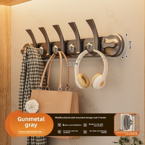 Góc Lớn Gắn Kim Loại Đuôi Móc Súng Cốc Hút Thiết Kế Hiện Đại Cho Treo Quần Áo Đồ Dùng Có Thể Điều Chỉnh Có Thể Gập Lại Không Thấm Nước - Product Image 4