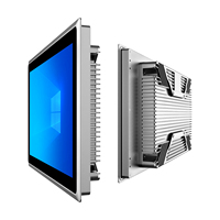 Panel PC Táctil Industrial de 12.1, 15, 15.6 y 21.5 Pulgadas, con Windows 10, I3, I5, I7, VESA, USB, RJ45, J1900, Pantalla Táctil, PC Todo en Uno