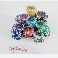 Jetons et puces numériques en plastique personnalisables, écologiques et durables pour tables de Mahjong, Poker et Échecs