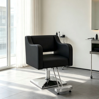 Nouvelle chaise de coiffeur de salon, style antique doré, chaises de salon