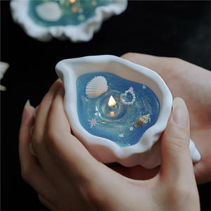 Escuchar Concha Vela <span class=keywords><strong>de</strong></span> aromaterapia Regalo Fragancia Grupo Salón <span class=keywords><strong>de</strong></span> construcción Actividad <span class=keywords><strong>de</strong></span> arte para padres e hijos HandmadeDIYMaterial - Product Image 2