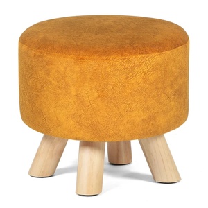 Pouf <span class=keywords><strong>Sgabello</strong></span> Rotondo Moderno <span class=keywords><strong>a</strong></span> 4 Gambe di Alta Qualità per Bambini - Product Image 1