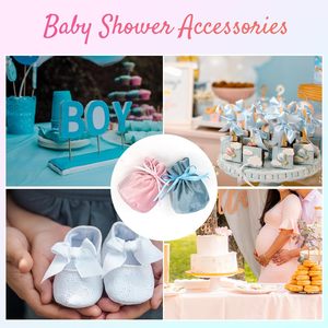 2025 20 pièces sacs d'emballage cadeau en velours personnalisés sacs de faveur de mariage avec fond rond pochette de rangement de bijoux Logo inclus - Product Image 3