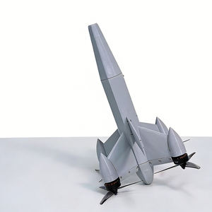 Transmisor de dron FPV tipo cohete de ala fija de 2.5W con capacidad de carga de 1kg, guía visual por IA para exteriores, largo alcance de 10KM, dron comercial FPV. - Product Image 2