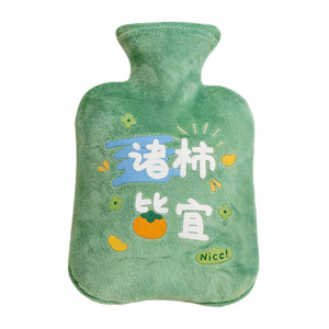Cute Mini Transparent Hot Water Bottle Cartoon Design Portable Size For Students Winter Use - Product Image 5