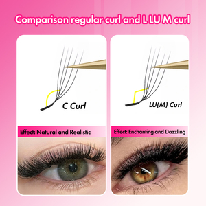 MASSCAKU U자형 3D/4D/5D 속눈썹 연장 8-15mm 소프트 매트 블랙 풀 덴스 래쉬 클러스터 메이크업 메쉬 네트 크로스 래쉬 - Product Image 5