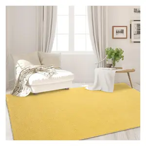 CF Hot Selling factory silky All-match cream style straight microfiber Area rugs indoor region dedicated Machine washable