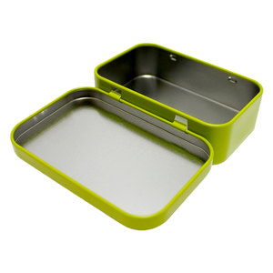 Nhà Máy Tùy Chỉnh Kẹo Tinplate Lưu Trữ Container Hình Chữ Nhật Kim Loại Nhỏ Trường Hợp Kín Bạc Hà <span class=keywords><strong>Tin</strong></span> Bản Lề Nắp Cho Bạc Hà - Product Image 5