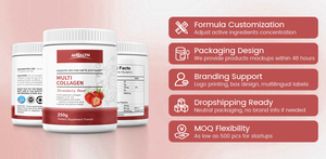Collagène <span class=keywords><strong>Marin</strong></span> en Poudre Type I Pureté 99% pour la Santé de la <span class=keywords><strong>Peau</strong></span>, des Cheveux, des Ongles, des <span class=keywords><strong>Articulations</strong></span> <span class=keywords><strong>et</strong></span> du Cerveau – Commande en Gros, Faible MOQ - Product Image 4