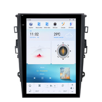 Radio para Auto Estilo Tesla con Android 13 para Ford Mondeo Fusion MK5 2013-2019, Reproductor de Navegación GPS, Carplay 4G