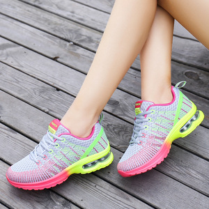 <span class=keywords><strong>Zapatos</strong></span> deportivos para <span class=keywords><strong>mujer</strong></span> en oferta, zapatillas transpirables con amortiguación de aire, zapatillas ligeras para correr, informales, para <span class=keywords><strong>mujer</strong></span>. - Product Image 3