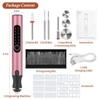 Kit de stylo de gravure électrique portable rechargeable CAMPEGGI OGMG11103 pour le marquage de bijoux personnalisés - Qualité industrielle et DIY