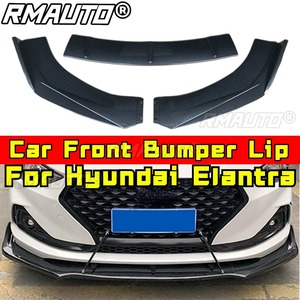 For Hyundai Elantra Bumper Guard Protector Cover <b>Apron</b> For Hyundai Elantra Style Splitter Diffuser Spoiler Cover <b>Apron</b> Body Kit - Product Image 2