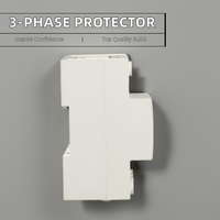 ATS 63A 100A Dispositif de commutateur de transfert automatique Triphasé Réglable sur et sous Stabilisateur de protection de tension