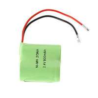 Paket Baterai Isi Ulang Ni-MH 2.4V 800mAh 2/3AA Nikel Metal Hidrida untuk Peralatan Listrik Kecil, Perangkat Medis, OEM
